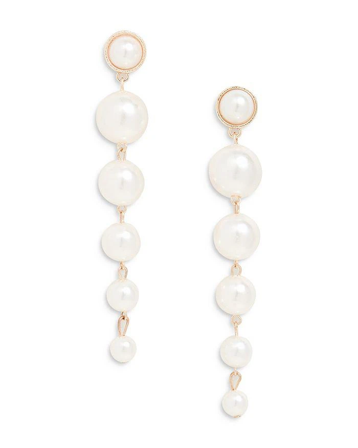 商品Shashi|Imitation Pearl Drop Earrings,价格¥253,第1张图片
