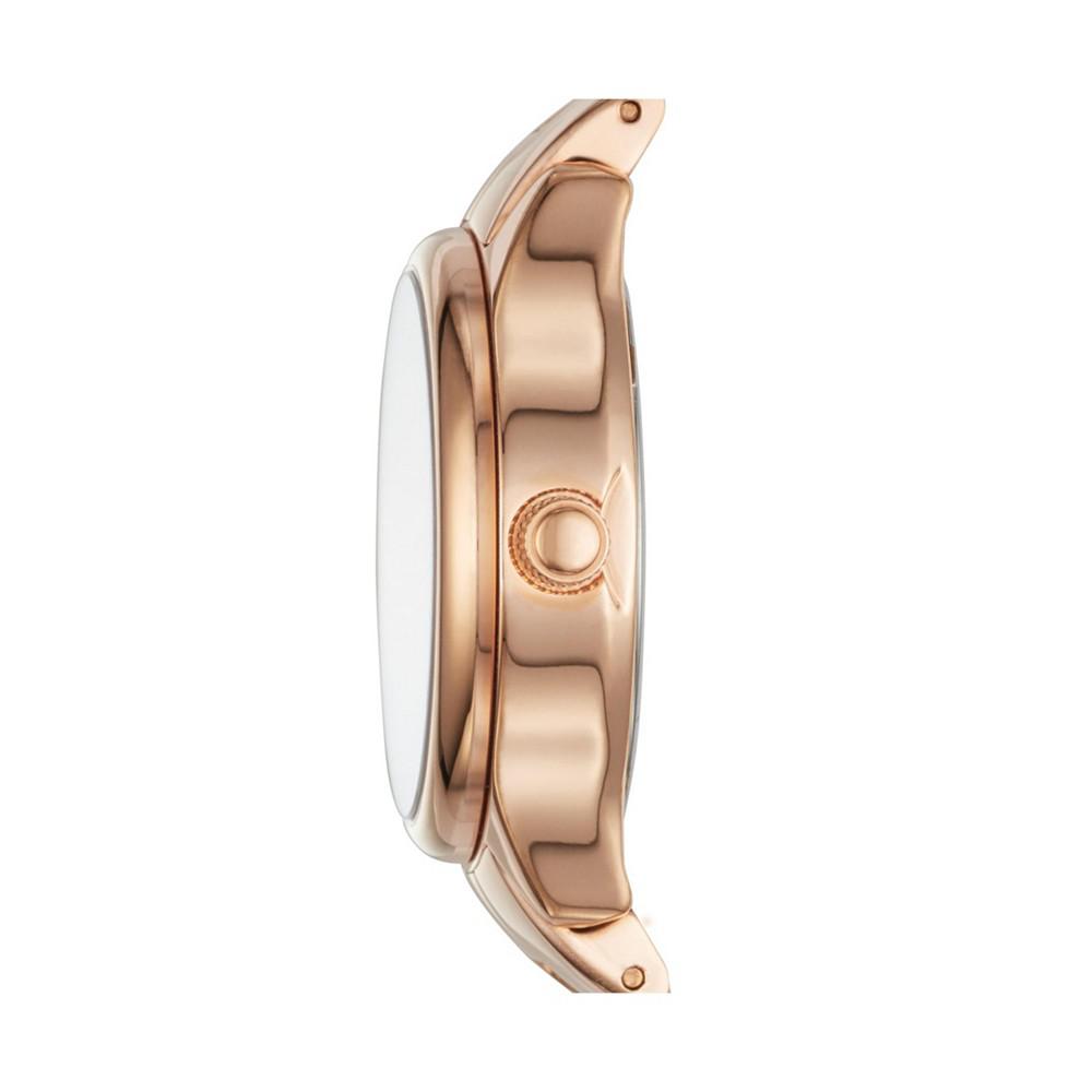 Women's Modern Sophisticate Three Hand Rose Gold Tone Stainless Steel Watch 30mm商品第2张图片规格展示