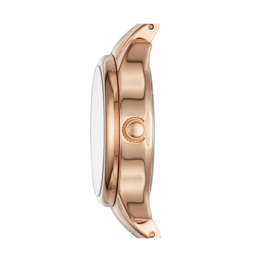 商品Fossil|Women's Modern Sophisticate Three Hand Rose Gold Tone Stainless Steel Watch 30mm,价格¥524,第4张图片详细描述