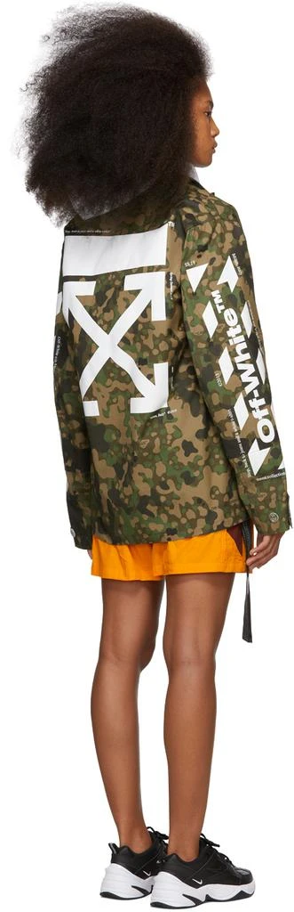 商品Off-White|Green Camouflage Diag Field 夹克,价格¥6105,第3张图片详细描述