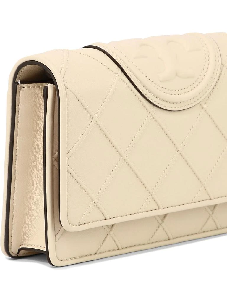 商品Tory Burch|Fleming Soft Wallets & Card Holders Beige,价格¥2960,第4张图片详细描述