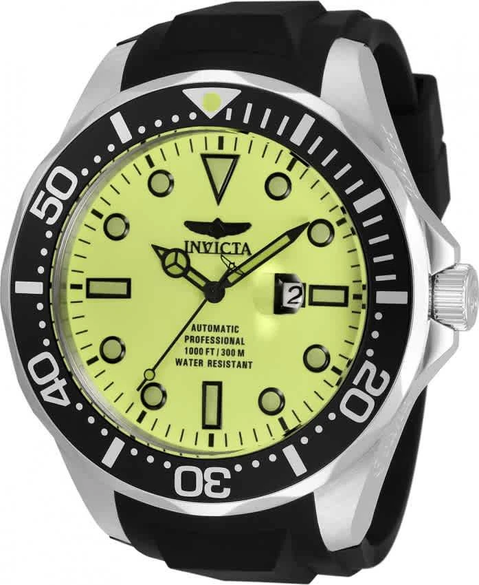 商品Invicta|Invicta Pro Diver Automatic Green Dial Mens Watch 33603,价格¥892,第1张图片