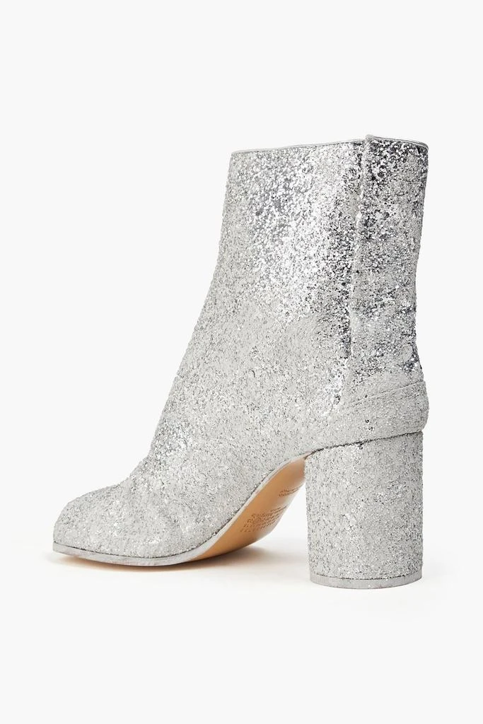 商品MAISON MARGIELA|Tabi split-toe glittered woven ankle boots,价格¥3651,第3张图片详细描述