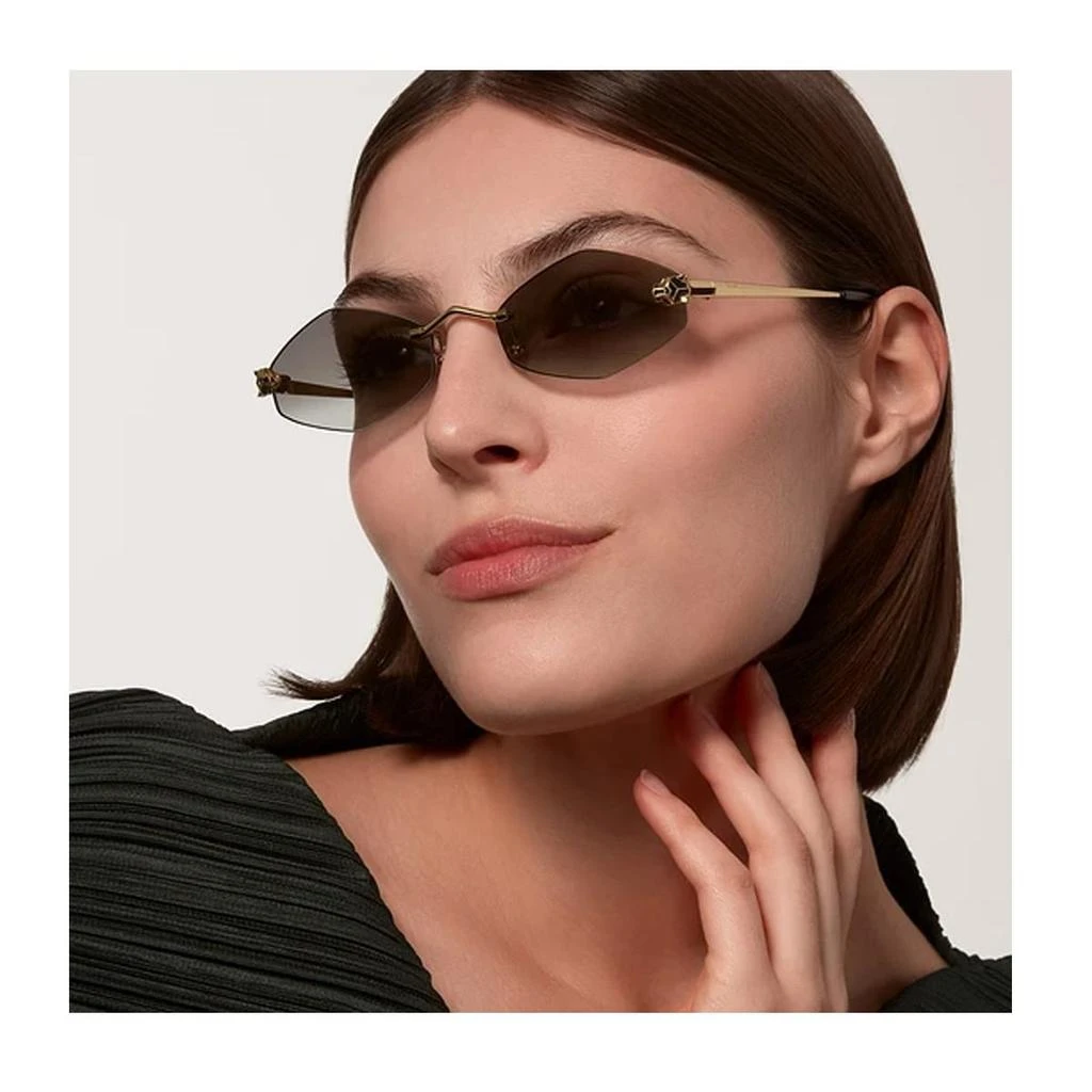 商品Cartier|Cartier Ct0433S Panthère De Sunglasses,价格¥10255,第4张图片详细描述