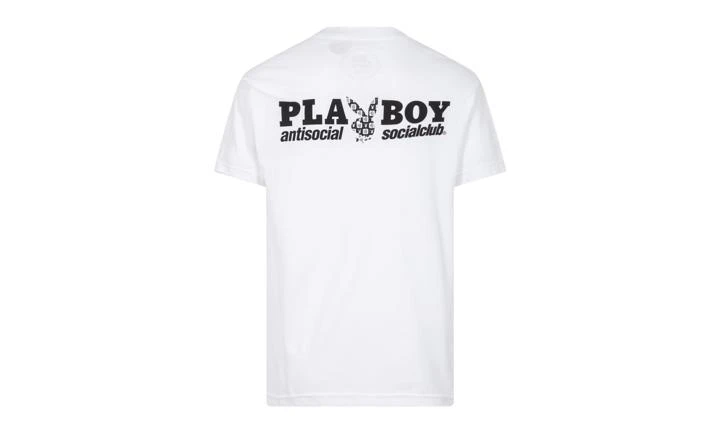 商品Anti Social Social Club|Anti Social Social Club Playboy X Checkered Assc Tee,价格¥805,第4张图片详细描述