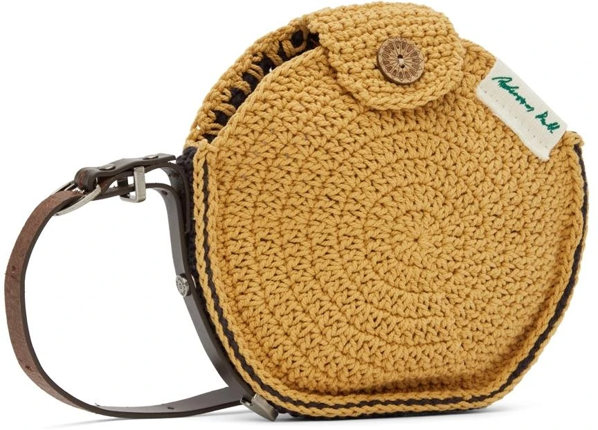 商品ANDERSSON BELL|Tan Hand Crochet Tambourine Messenger Bag,价格¥720,第3张图片详细描述