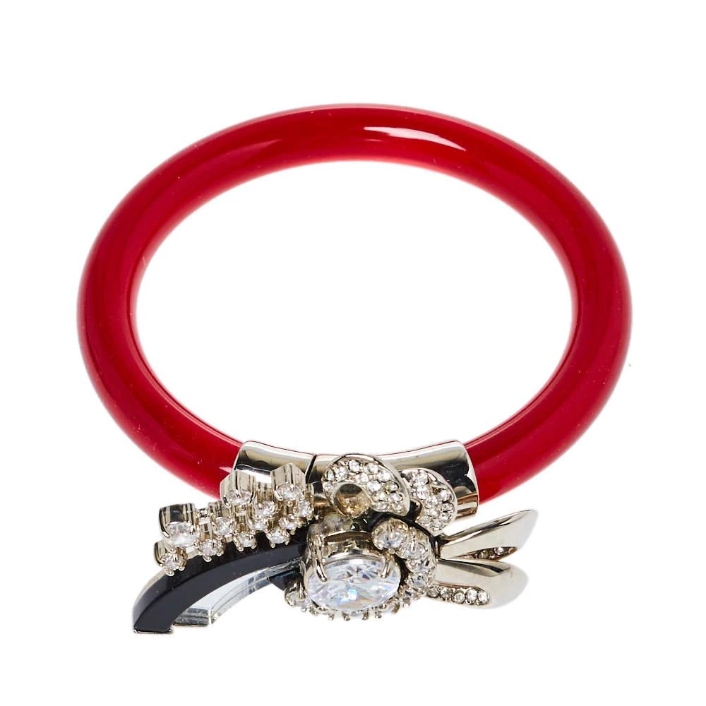 商品[二手商品] MontBlanc|Miu Miu Red Plexi Crystal Bow Bracelet ,价格¥767,第5张图片详细描述