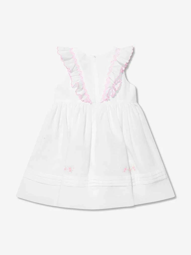 商品Sarah Louise|Baby Girls Embroidered Dress in White,价格¥352,第2张图片详细描述