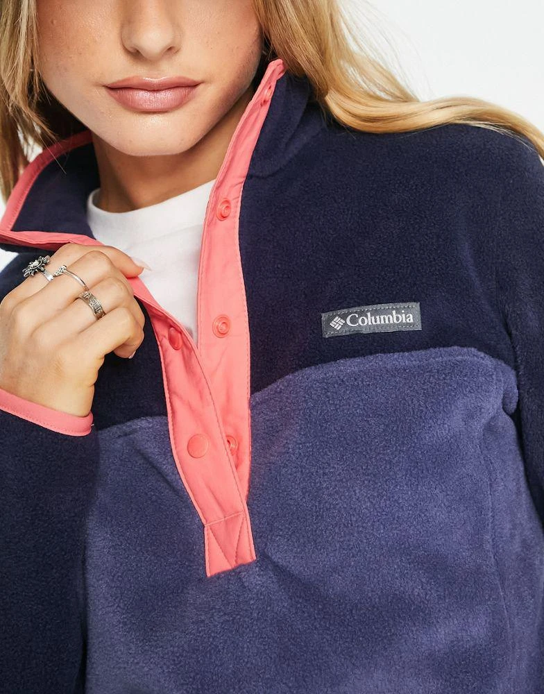 商品Columbia|Columbia Benton Springs half snap neck fleece in navy,价格¥386,第3张图片详细描述
