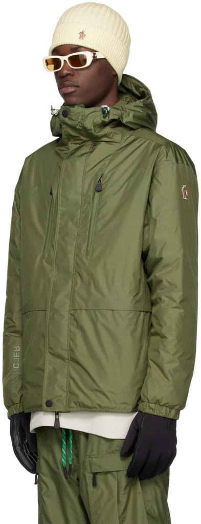 商品Moncler|Khaki Leuk Down Jacket,价格¥17442,第4张图片详细描述