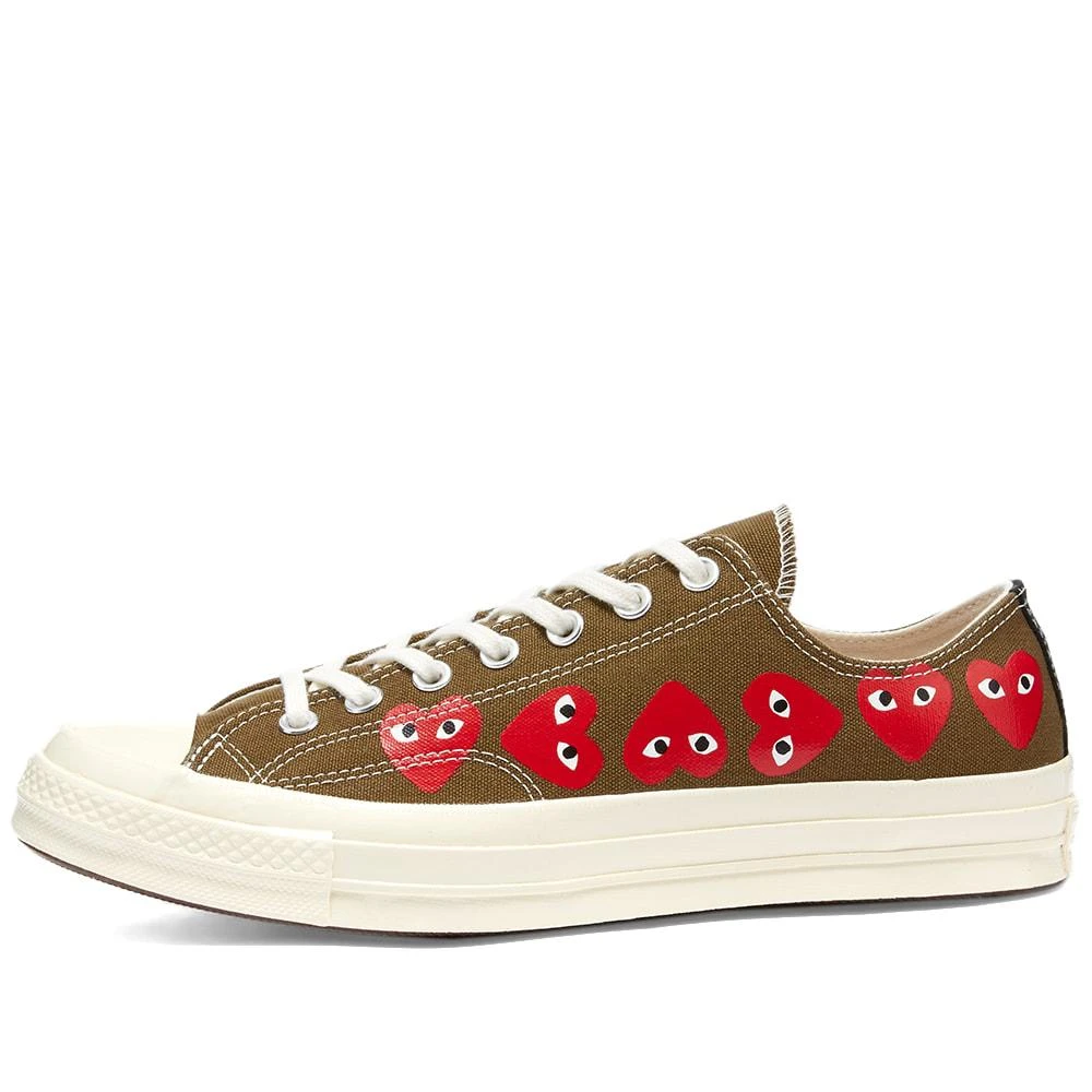 商品Comme des Garcons|Comme des Garcons Play x Converse Chuck Taylor Multi Heart 1,价格¥1214,第2张图片详细描述