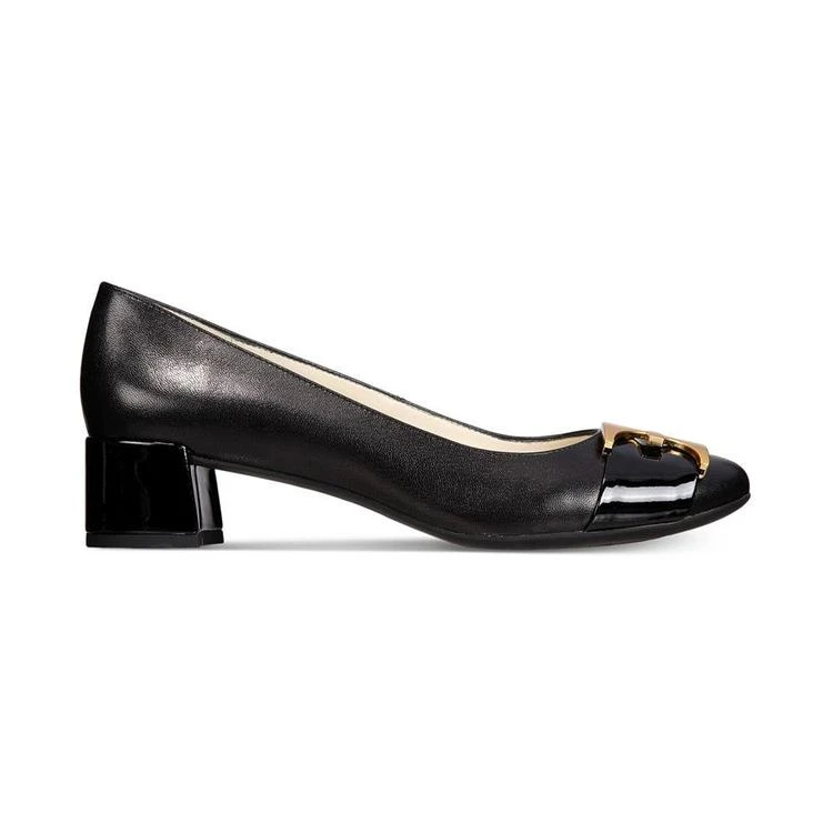 商品Anne Klein|Hastobe Block-Heel Dress Pumps,价格¥605,第3张图片详细描述