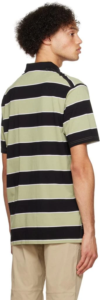 商品Oakley|Green & Black Retro Soft Stripe Polo,价格¥145,第3张图片详细描述