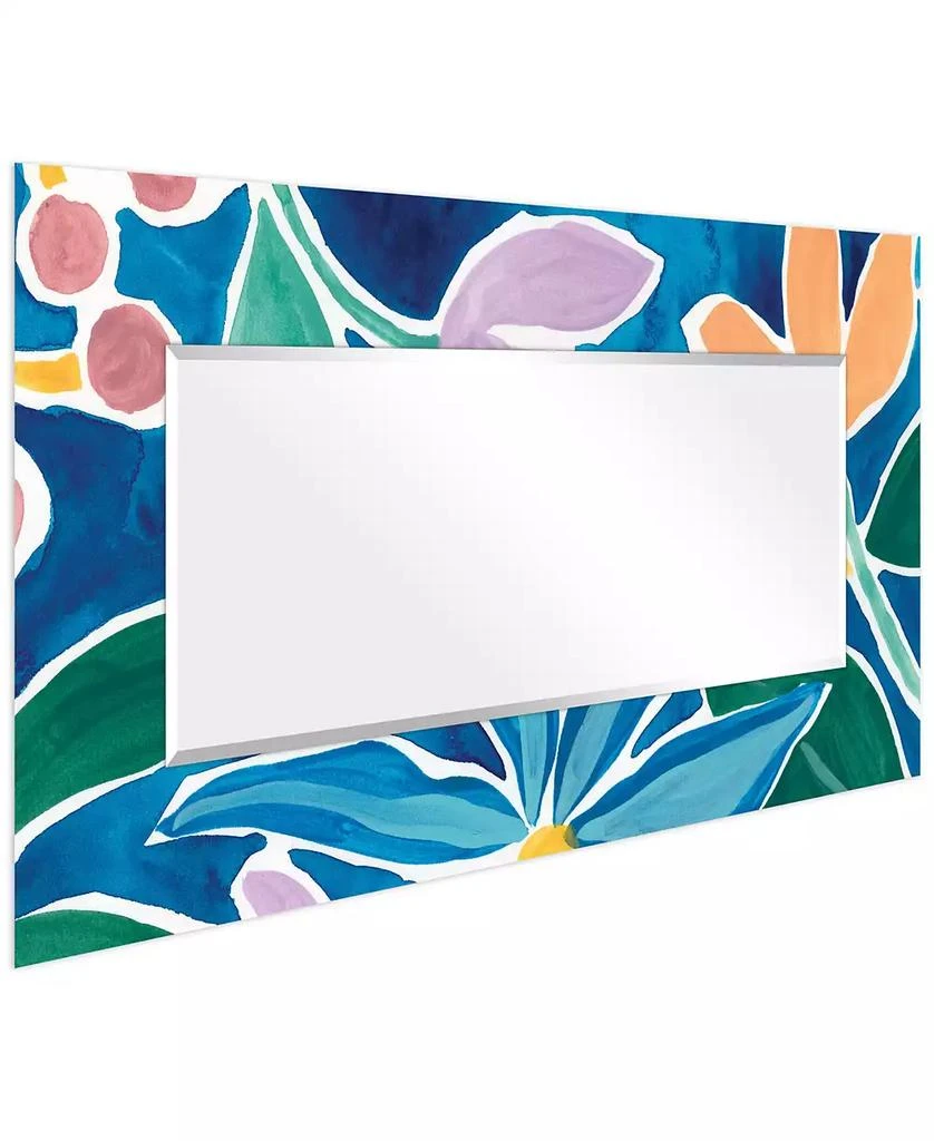 商品Empire Art Direct|"Tiki Square" Rectangular Beveled Mirror on Free Floating Printed Tempered Art Glass, 72" x 36" x 0.4",价格¥4205,第4张图片详细描述