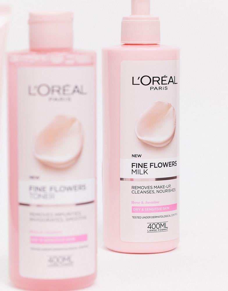 L'Oreal Paris Fine Flowers Cleansing Milk Makeup Remover商品第2张图片规格展示