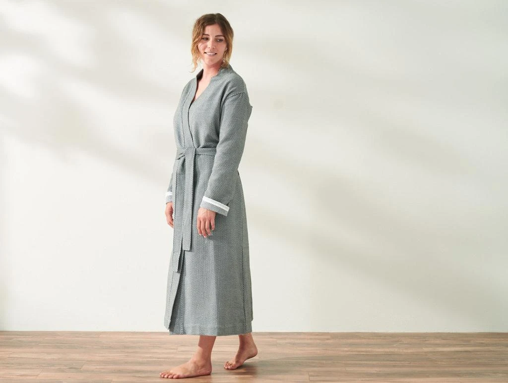 商品Coyuchi|Unisex Mediterranean Organic Modern Robe,价格¥588,第2张图片详细描述