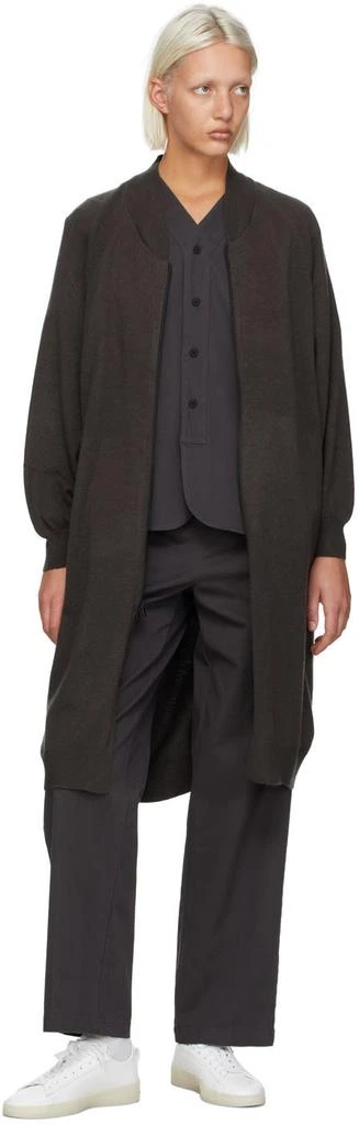 商品Essentials|Black Knit Long Jacket,价格¥333,第4张图片详细描述