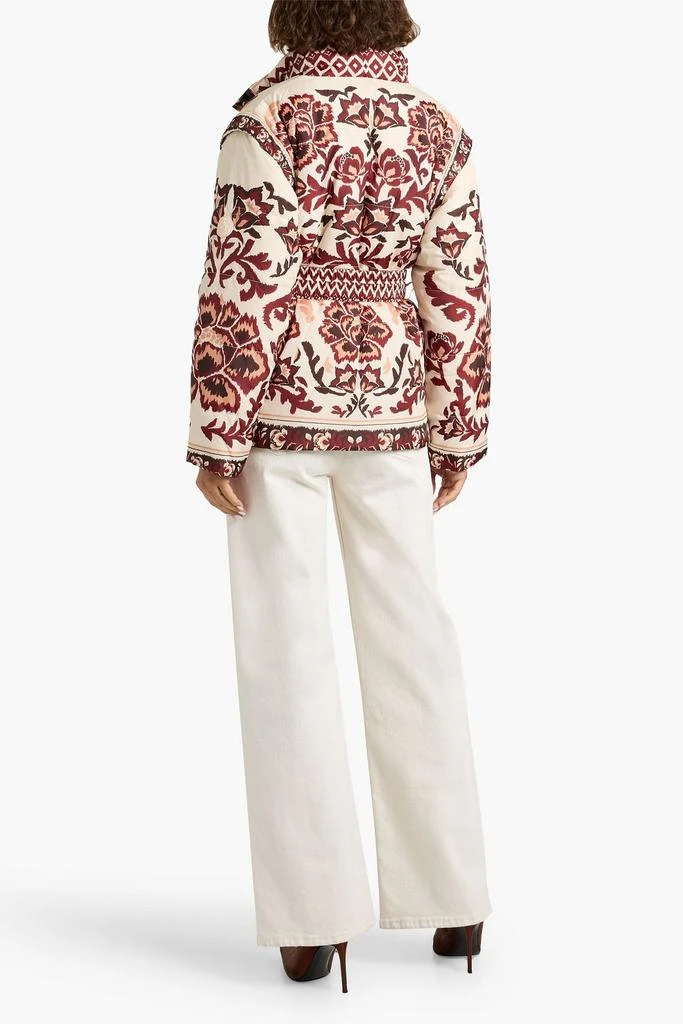 商品Farm Rio|Reversible quilted printed shell jacket,价格¥1159,第4张图片详细描述