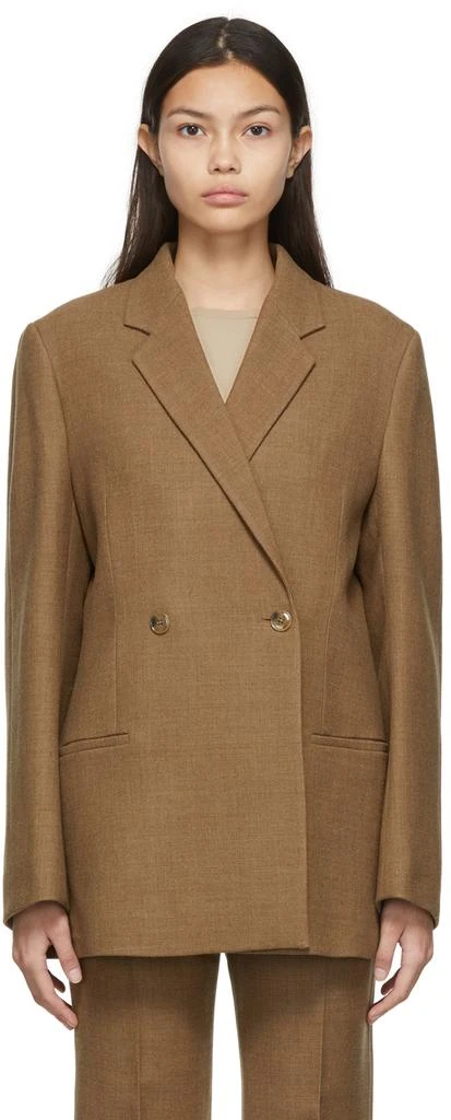 商品Totême|Brown Wool Blazer,价格¥1814,第1张图片