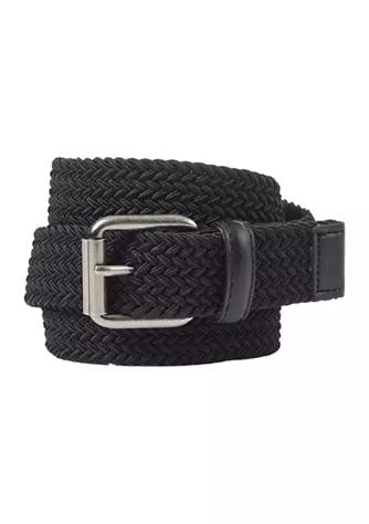 Boys 30 Millimeter Stretch Woven Braided Belt商品第1张图片规格展示