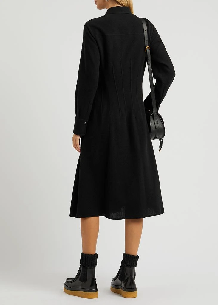 商品Chloé|Wool and cashmere-blend midi dress,价格¥9613,第3张图片详细描述