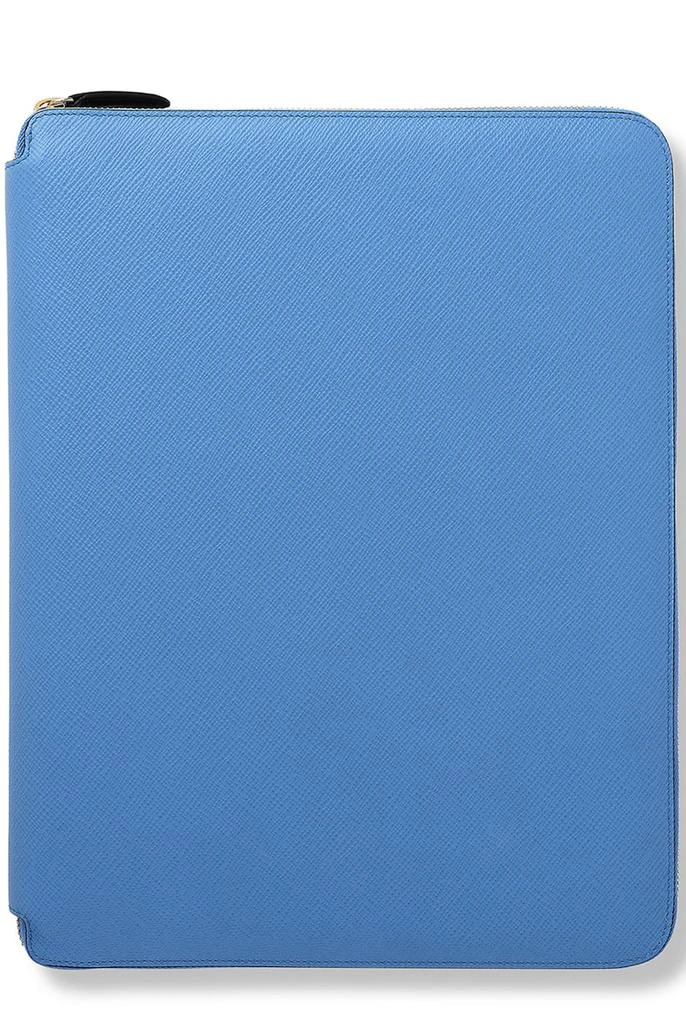 商品SMYTHSON|A4 writing folder with zip in panama,价格¥6619,第1张图片