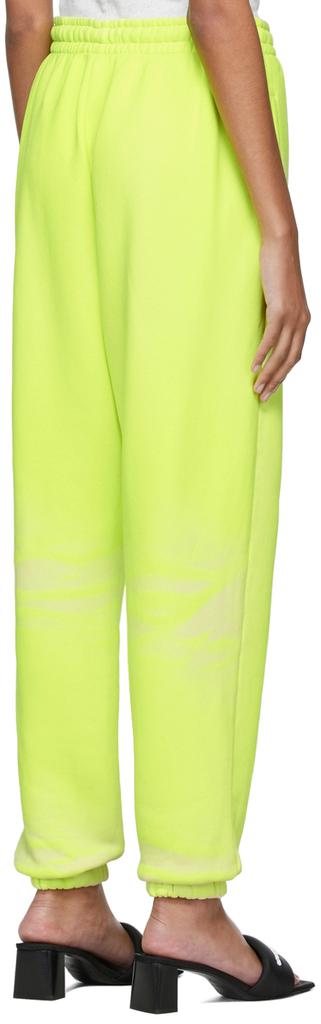 Yellow Garment-Dyed Jogger Lounge Pants商品第3张图片规格展示