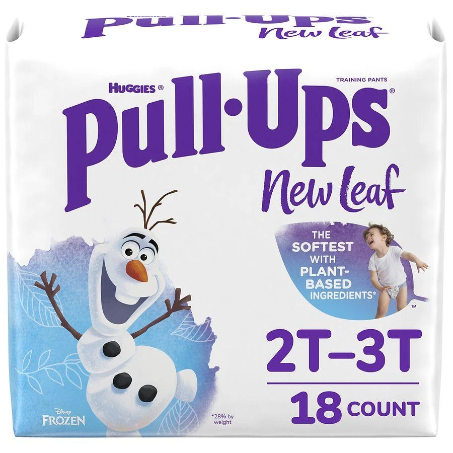 商品Huggies Pull-Ups|New Leaf Boys' Disney Frozen Potty Training Pants 2T-3T,价格¥112,第1张图片