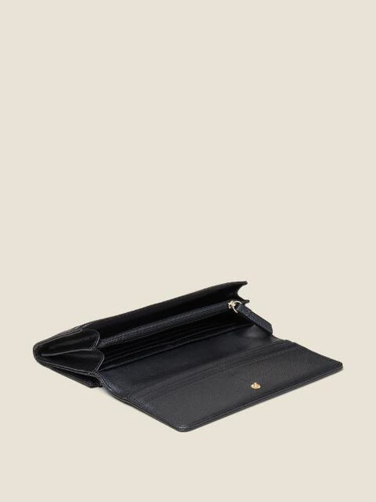商品DKNY|Pebbled Leather Large Wallet,价格¥448,第2张图片详细描述
