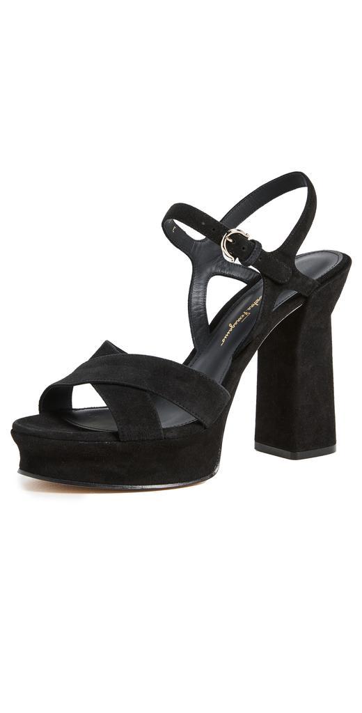 商品Salvatore Ferragamo|Salvatore Ferragamo 菲拉格慕 Sonya Platform Sandals,价格¥7250,第1张图片