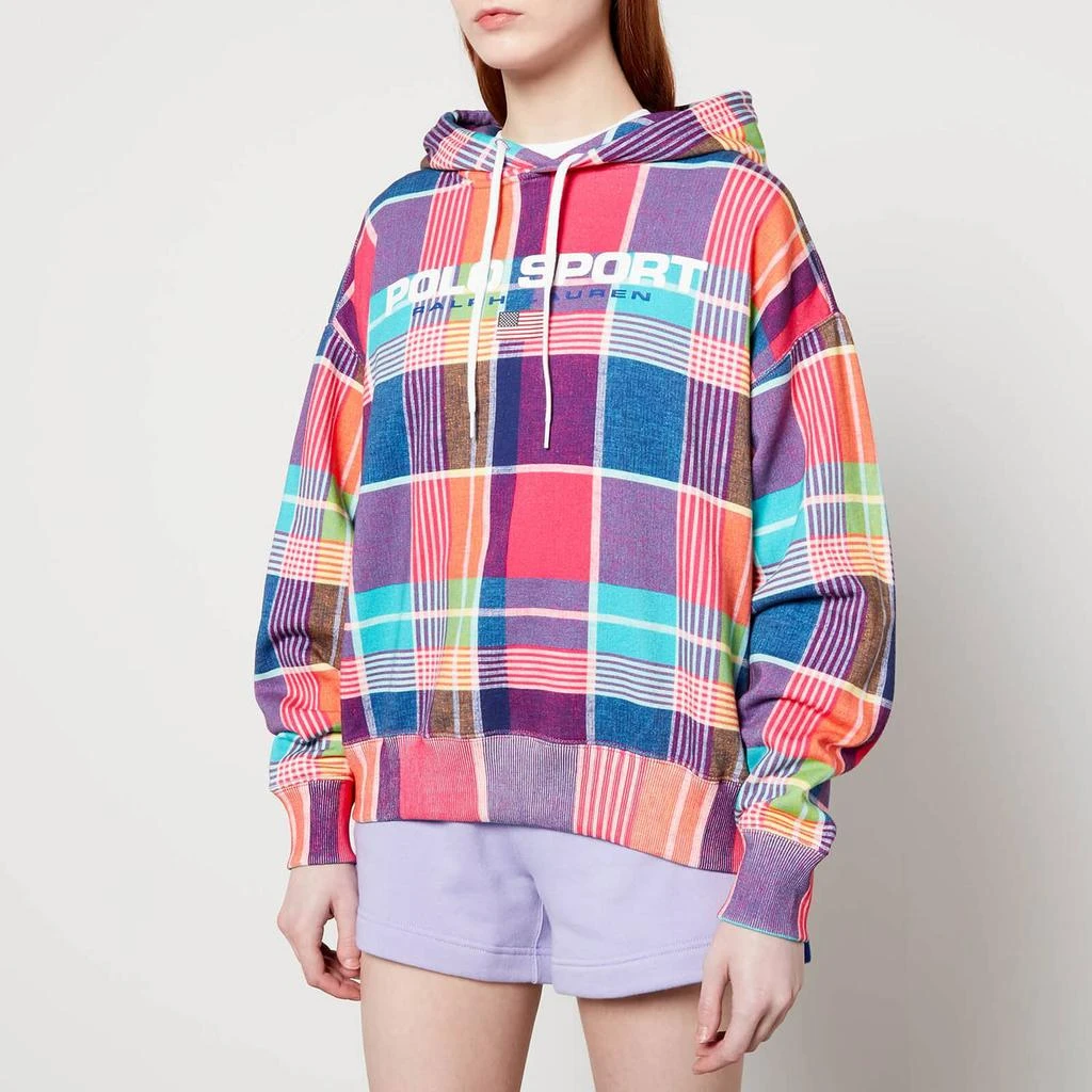 商品Ralph Lauren|Polo Ralph Lauren Women's Relaxed Madras Hooded Sweatshirt - Madras,价格¥789,第1张图片