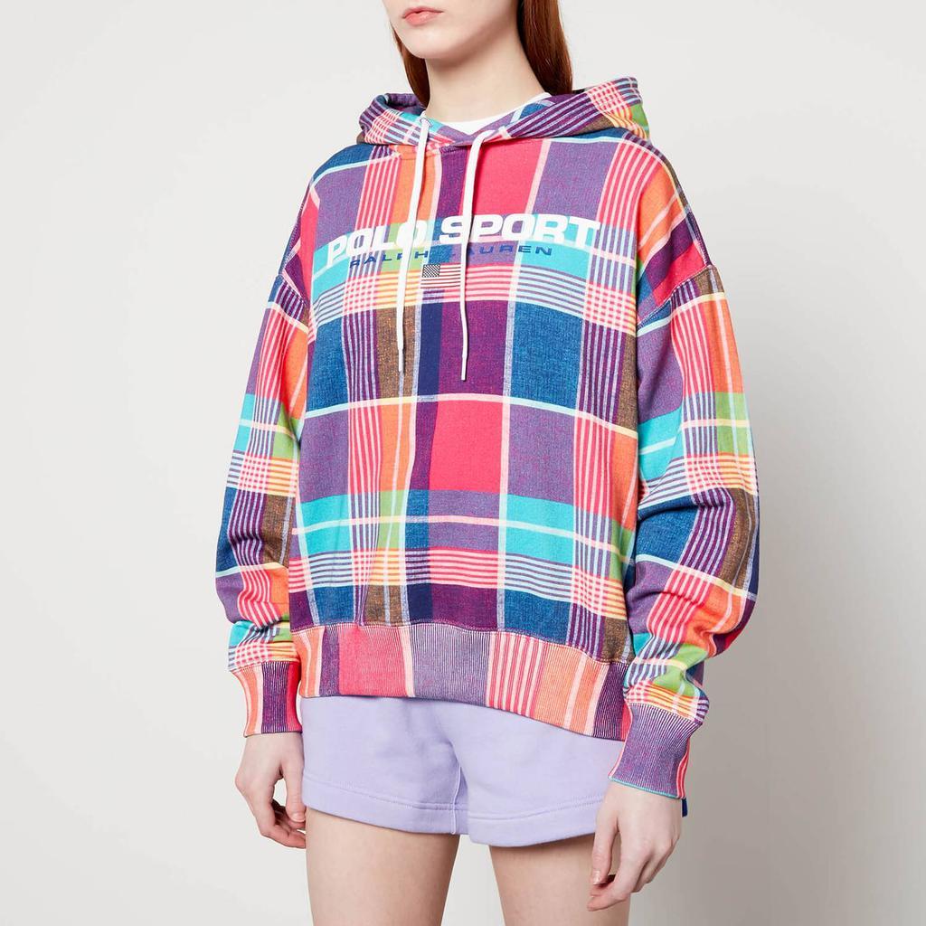 商品Ralph Lauren|Polo Ralph Lauren Women's Relaxed Madras Hooded Sweatshirt - Madras,价格¥731,第1张图片