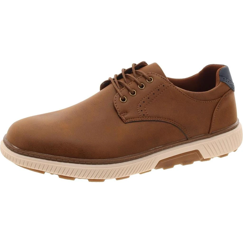 Anson Mens Faux Leather Lace-Up Oxfords 商品