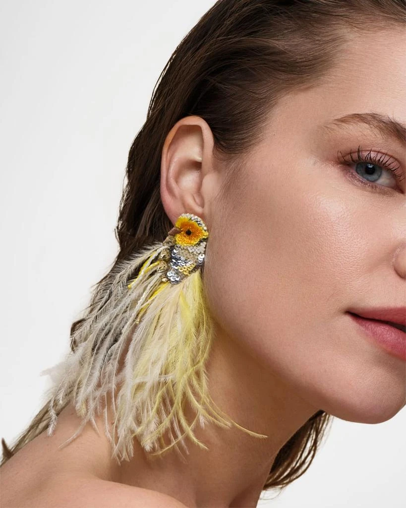 商品Mignonne Gavigan|Amarillo Bird Earrings,价格¥2675,第3张图片详细描述