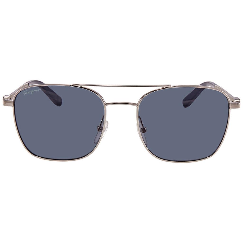 Salvatore Ferragamo Blue Square Mens Sunglasses SF158S 045 53商品第2张图片规格展示