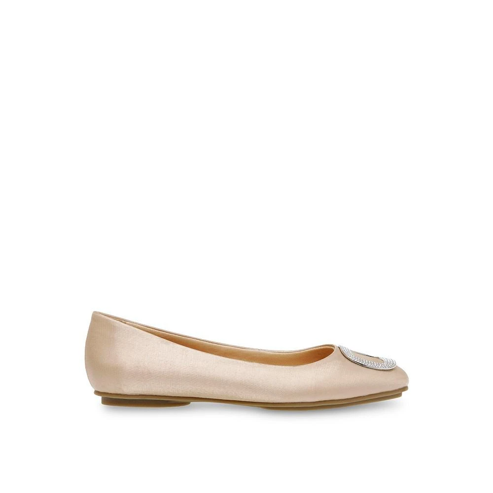 商品Anne Klein|Women's Ari-C Buckle Detail Ballet Flat,价格¥446,第2张图片详细描述