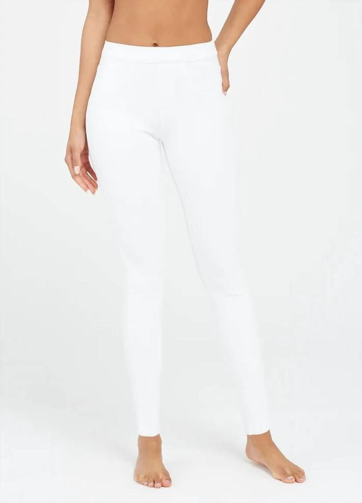 商品SPANX|Jean-Ish Ankle Leggings In White,价格¥620,第1张图片