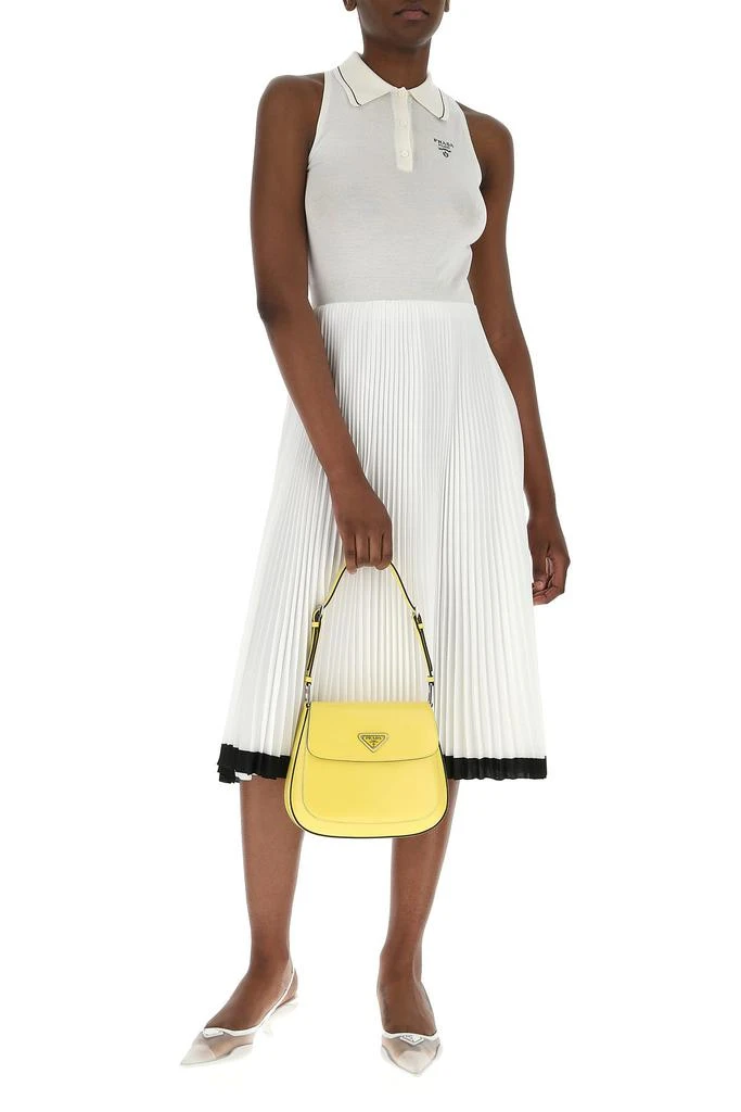商品Prada|Yellow leather Cleo shoulder bag,价格¥16778,第4张图片详细描述
