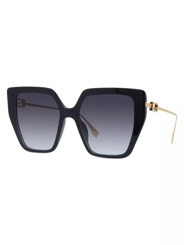 商品Fendi|55MM Logo Butterfly Sunglasses,价格¥3313,第2张图片详细描述