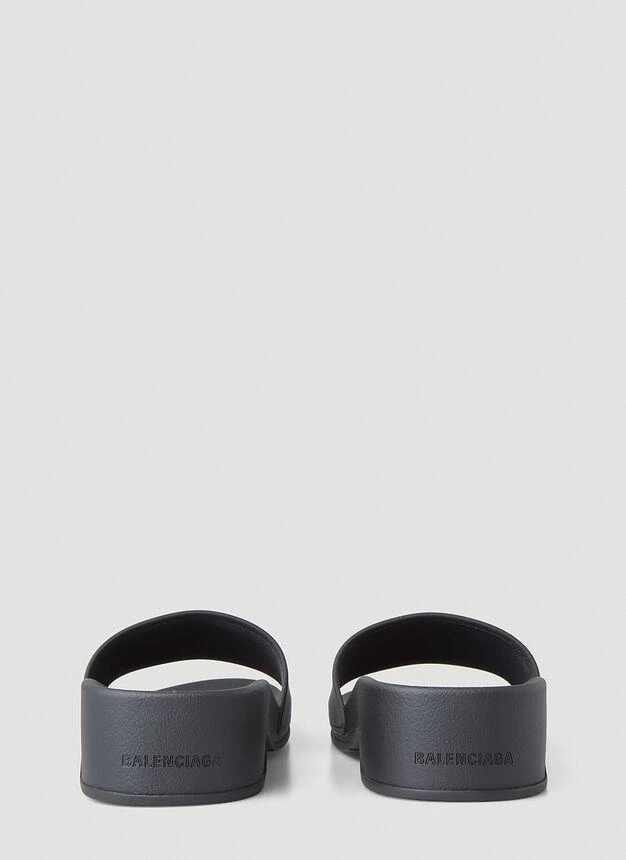 商品Balenciaga|BB Wedge Slides in Black,价格¥2183,第4张图片详细描述