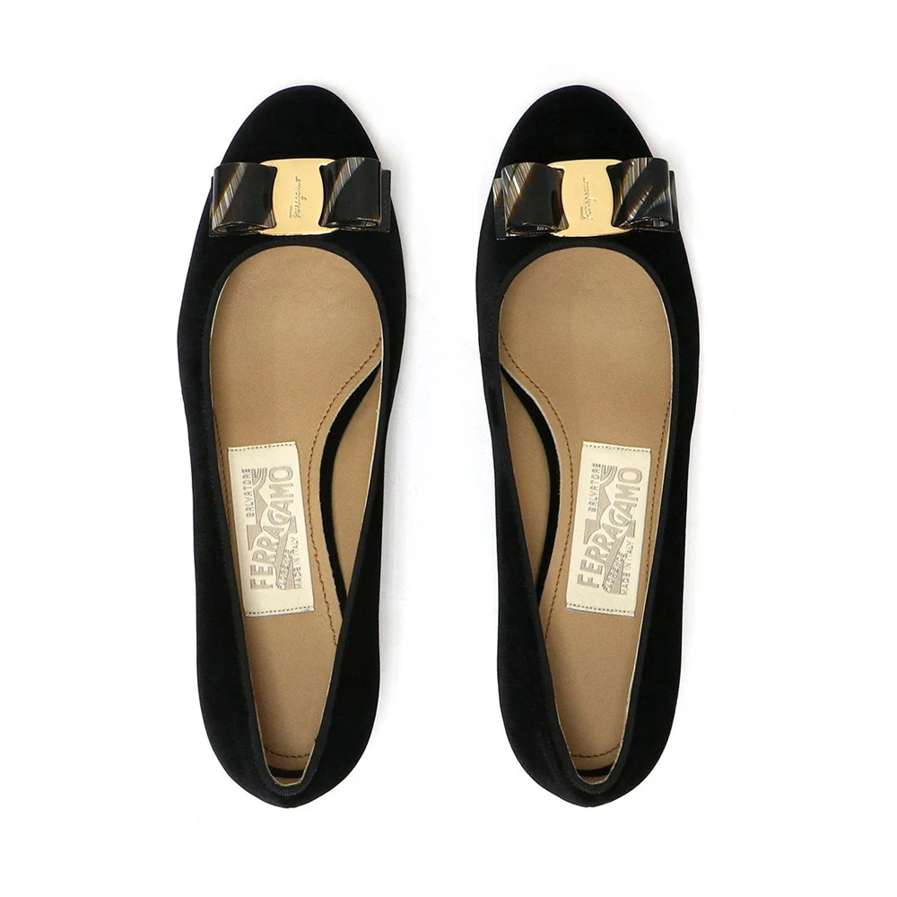 SALVATORE FERRAGAMO 女士黑色高跟鞋 0587501 商品