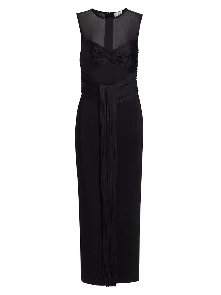 商品Herve Leger|Nina Mesh Paneled Fringe Gown,价格¥5382,第1张图片