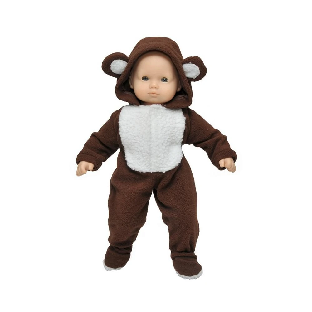 商品The Queen's Treasures|15" Baby Doll Clothes, Bitty Bear Sleeper Pajama Romper Onesie,价格¥117,第1张图片