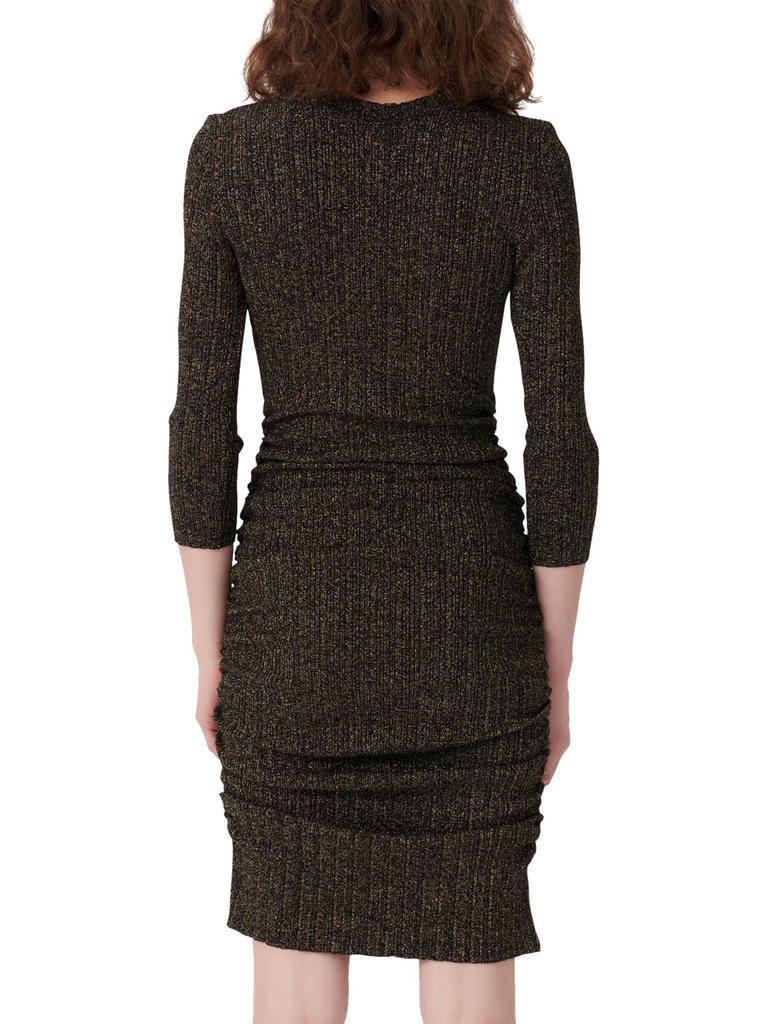商品Maje|Rimaldie Knit Lurex Short Dress,价格¥956,第4张图片详细描述