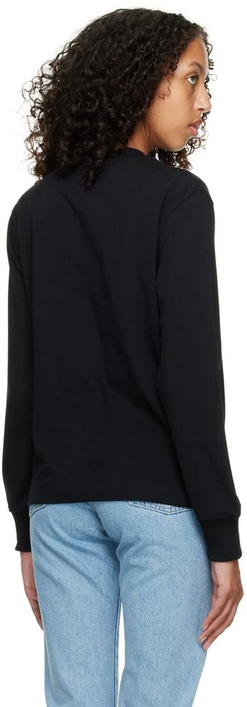 商品AMI|Black Ami de Cœur Long Sleeve T-Shirt,价格¥553,第3张图片详细描述