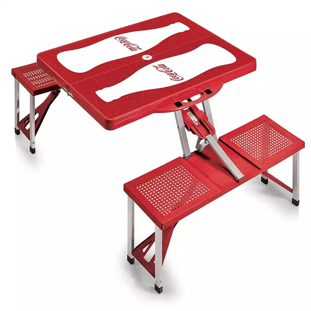 商品ONIVA|by Picnic Time Coca-Cola Picnic Table Portable Folding Table with Seats,价格¥2811,第1张图片