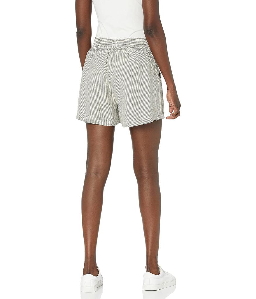 Women's Striped Linen Shorts商品第2张图片规格展示