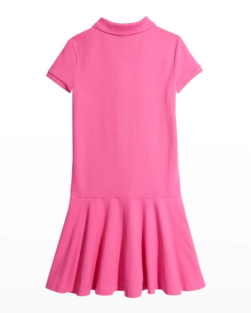商品Ralph Lauren|Girl's Stretch Cotton Mesh Polo Dress, Size S-XL,价格¥465,第2张图片详细描述