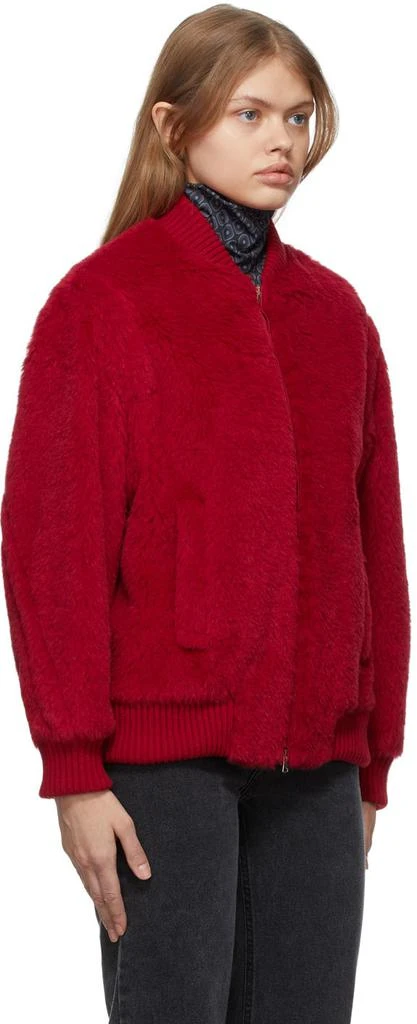 商品Max Mara|Red Teddy Bomber,价格¥4683,第2张图片详细描述