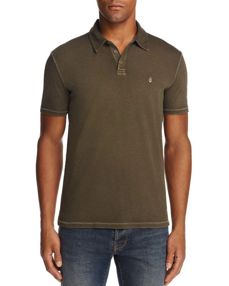 商品John Varvatos|Short Sleeve Slim Fit Polo Shirt,价格¥395,第1张图片